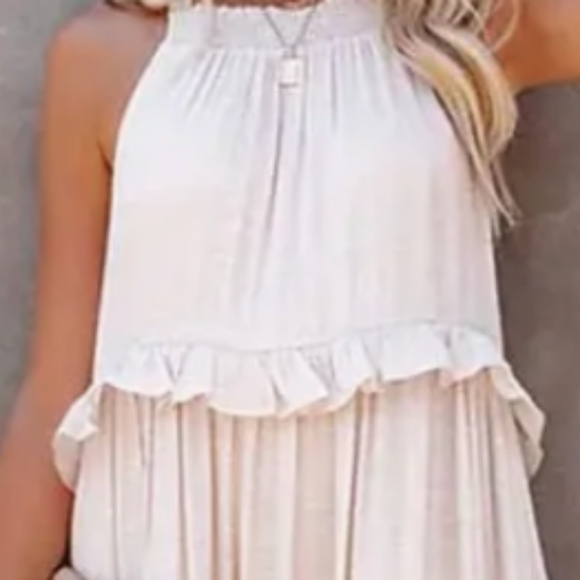 Sundress - White Ruffle - Picture 2 of 3